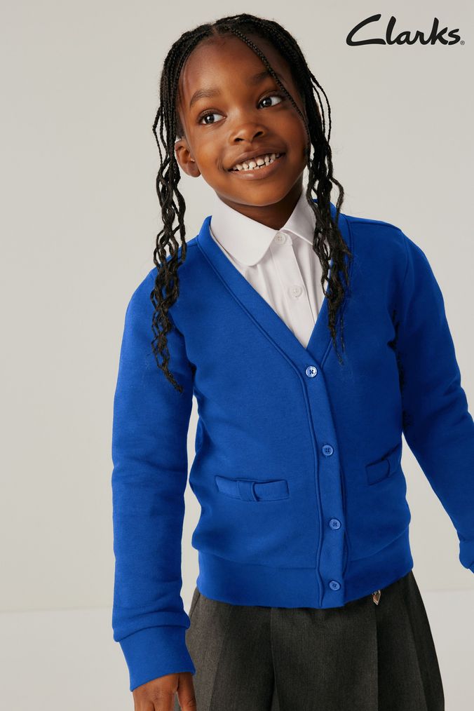 Children's navy school cardigans shop