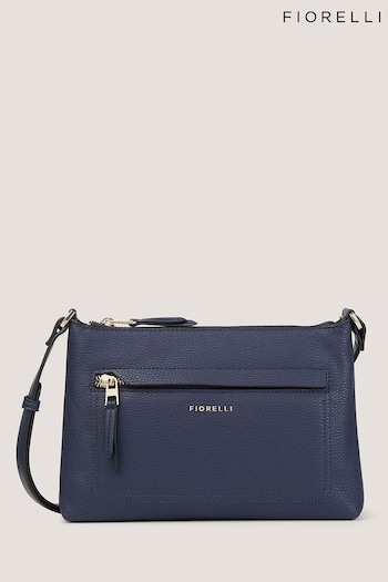 Fiorelli Blue Eden Crossbody Plain Bag (Q82176) | £55
