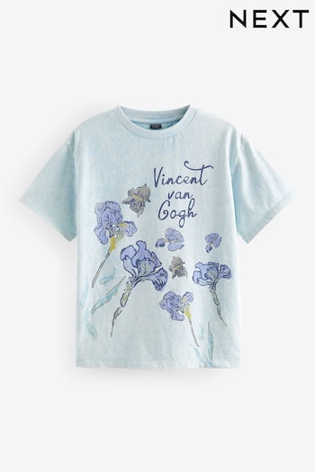 Blue Van Gogh Water Lilies Artist License T-Shirt (3-16yrs) (Q82248) | £14 - £19