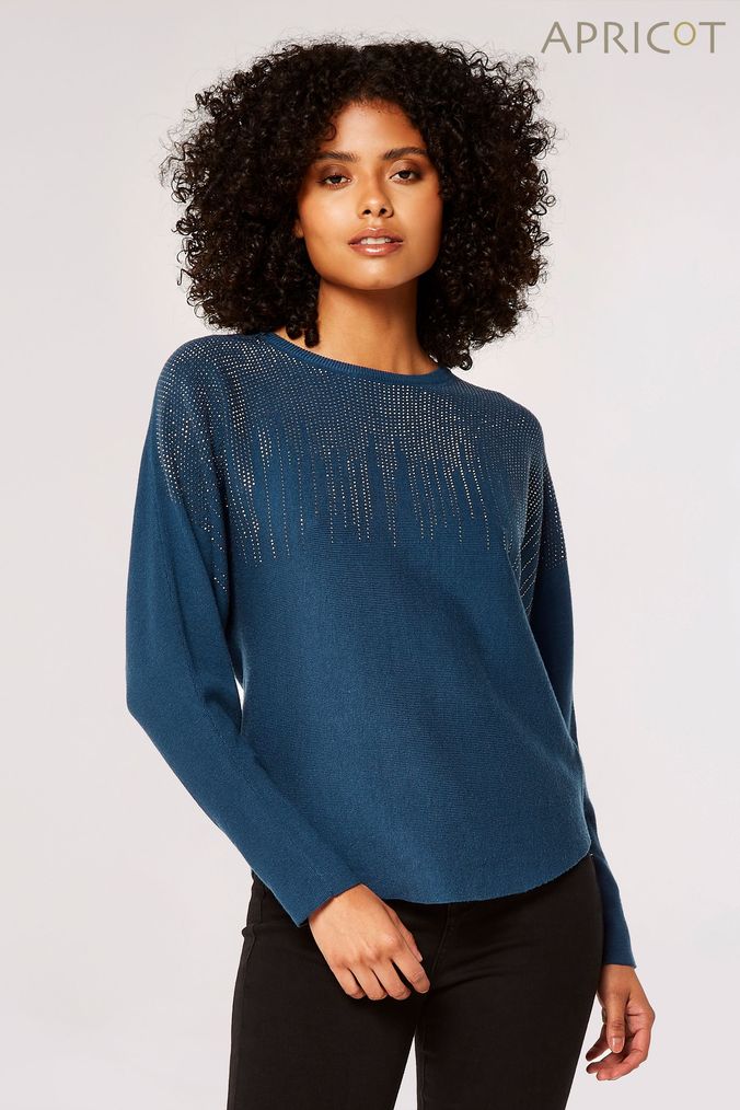 Blue sparkly jumper best sale