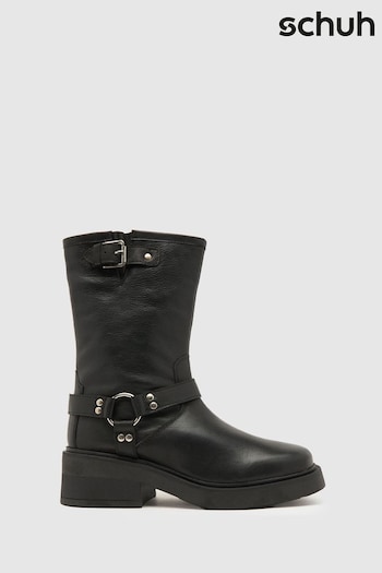 Schuh Daisy Leather Calf Black Boots (Q82457) | £85