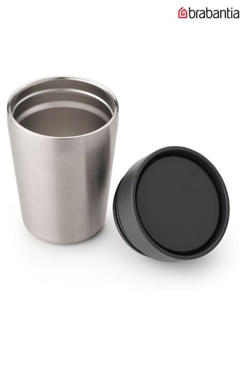 Brabantia Dark Grey Make & Take Insulated Cup 0.2L (Q82458) | £20