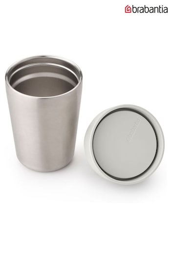 Brabantia Light Grey Make & Take Insulated Cup 0.2L (Q82480) | £20