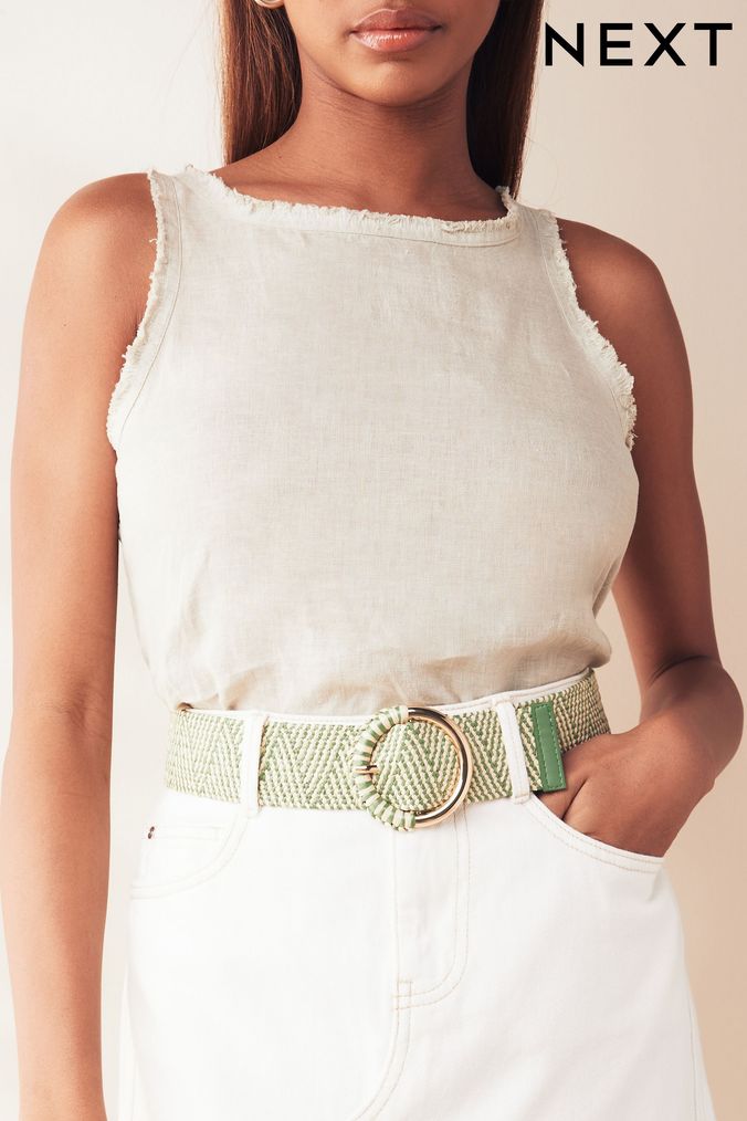 Buy Women s Cream Belts Online Next UK