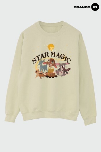 Brands In Cream Wish Star Magic Group Adult Unisex Sand Sweatshirt by Brandsin (Q82647) | £36