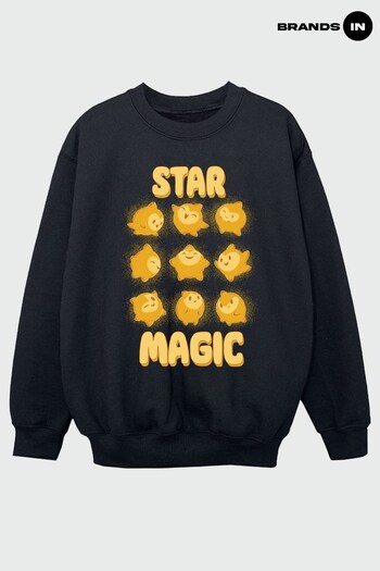 Brands In Black Unisex Wish Star Magic Tile Sweatshirt (Q82664) | £24