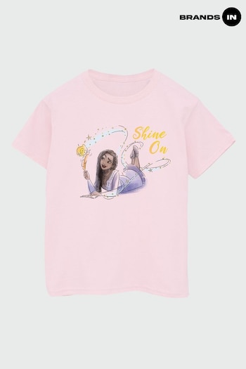Brands In Pink Girls Wish Shine On Asha Lying T-Shirt (Q82697) | £18