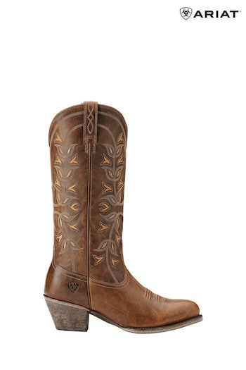 Ariat Womens Desert Holly Pearl Brown Boots (Q82709) | £200