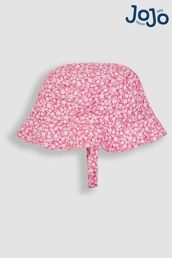 JoJo Maman Bébé Fuschia Pink Pretty Sun Hat (Q83082) | £14