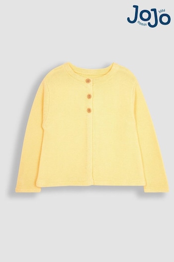 T-Shirts & Polo Shirts Yellow Classic Cotton Cardigan (Q83156) | £22
