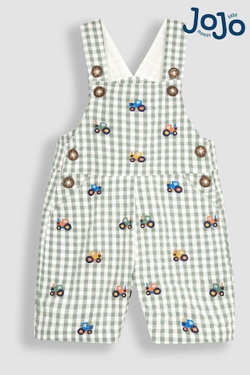 GIFTS & FLOWERS Khaki Green Tractor Tractor Embroidered Dungarees (Q83200) | £25