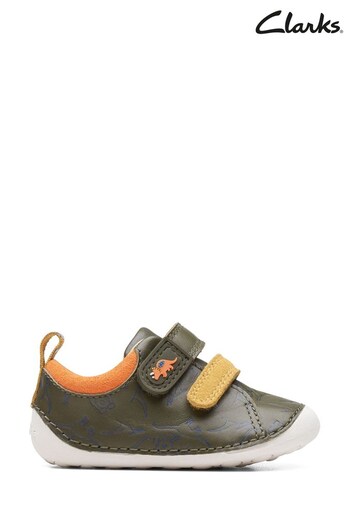 Clarks Green Interest Tiny Rex T-Bar Shoes (Q83421) | £30