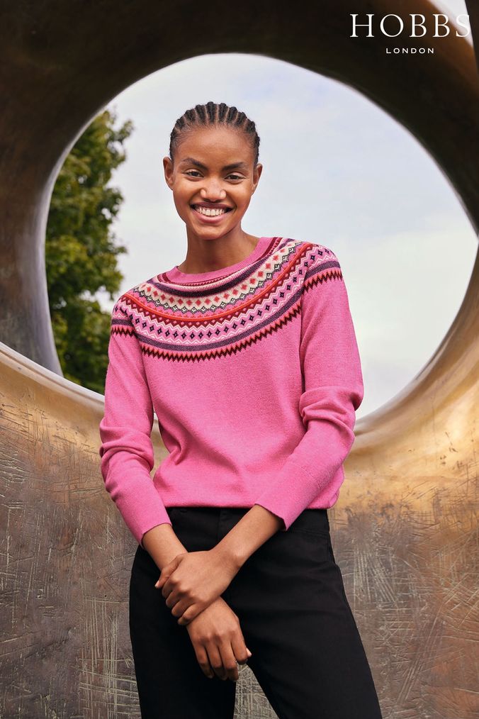 Hobbs sales pink cardigan