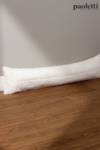 Paoletti Cream Empress Faux Fur Draught Excluder (Q83894) | £17