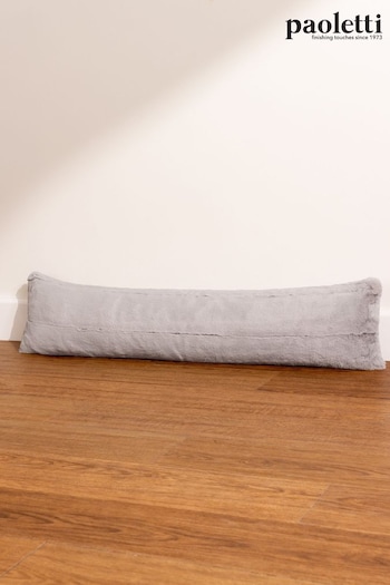 Paoletti Grey Empress Faux Fur Draught Excluder (Q83913) | £17