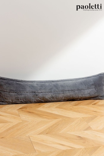 Paoletti Grey Empress Faux Fur Draught Excluder (Q83941) | £17