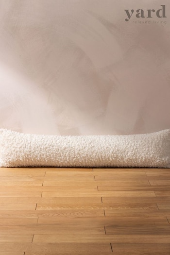 Yard Cream Cabu Boucle Shearling Draught Excluder (Q84027) | £19
