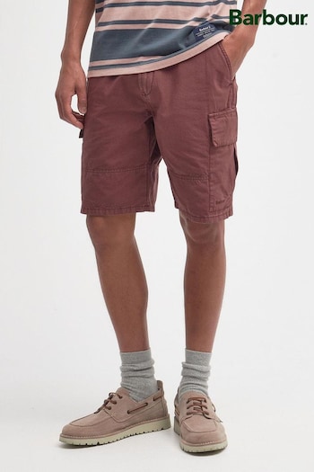 Barbour® Brick Brown Ripstop Cargo Shorts (Q84365) | £70
