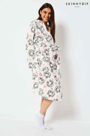 Skinnydip Disney Marie Print Dressing White Gown (Q84472) | £36