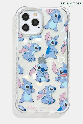 Skinnydip Stitch Blue Disney Stitch Tropical Shock iPhone Case (Q84513) | £24