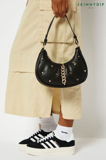 Skinnydip Shoulder Black Bag (Q84520) | £30