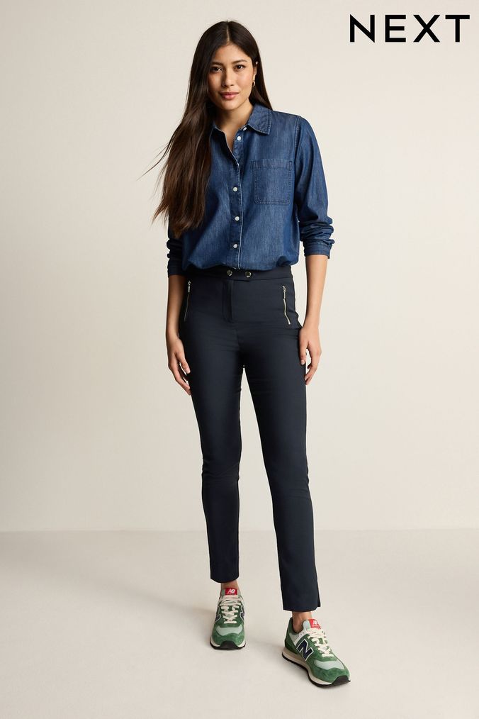 Next petite cropped trousers discount