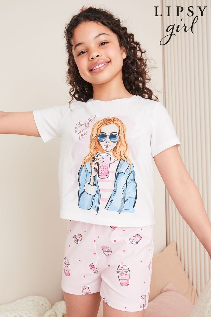 Buy Girls Short Set Lipsy Nightwear Online Next UK