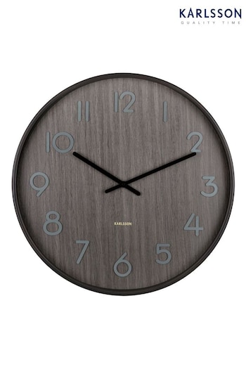 Karlsson Brown Large Pure Wall Clock (Q84893) | £146