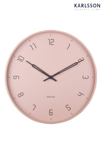 Karlsson Pink Stark Wall Clock (Q84899) | £69