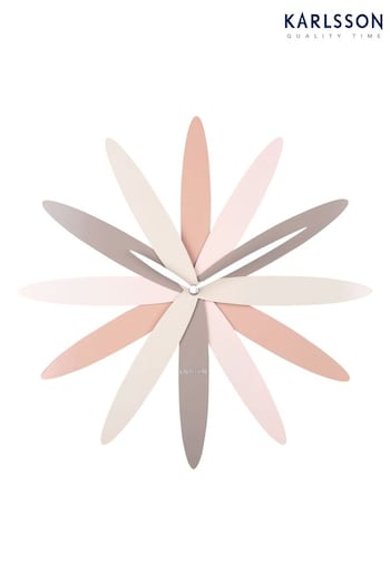 Karlsson Pink Bloom Wall Clock (Q84900) | £85