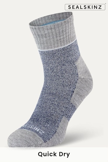 Sealskinz Morston Non-Waterproof Quickdry Ankle Length pleated (Q85018) | £12.50