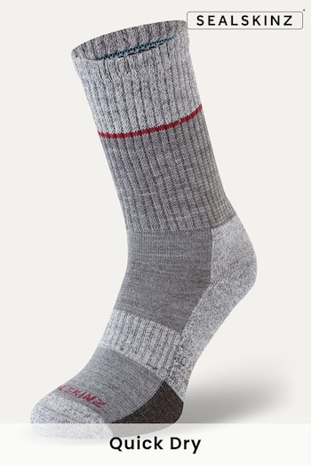 Sealskinz Thurton Non-Waterproof Quickdry Mid Length Socks (Q85029) | £15