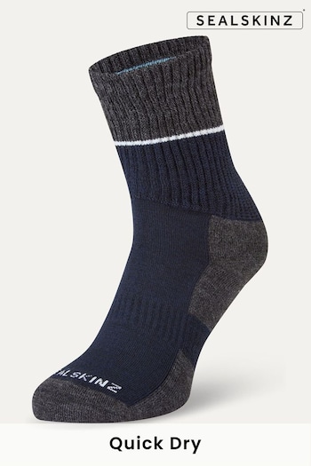 Sealskinz Thurton Non-Waterproof Quickdry Mid Length Socks (Q85043) | £15