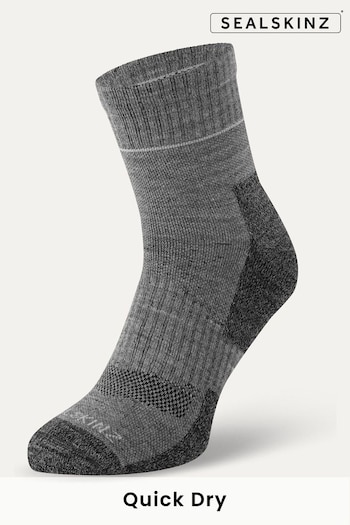 Sealskinz Morston Non-Waterproof Quickdry Ankle Length Socks (Q85053) | £12.50