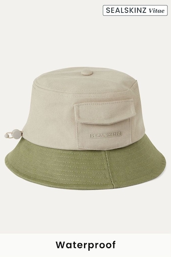 SEALSKINZ Lynford Waterproof Canvas Bucket Hat (Q85065) | £40