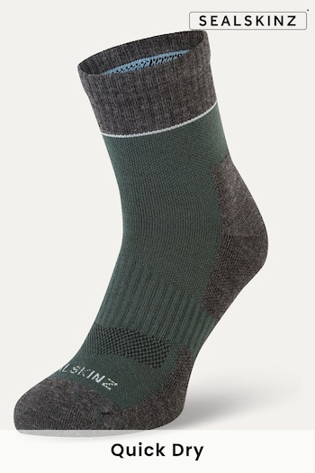 SEALSKINZ Morston Non-Waterproof QuickDry Ankle Length Socks (Q85066) | £12.50