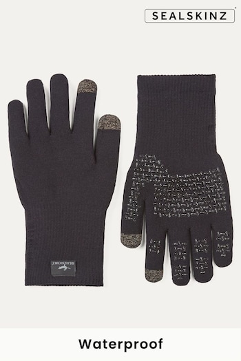 SEALSKINZ Anmer Waterproof All Weather Ultra Grip Knitted Gloves (Q85073) | £45
