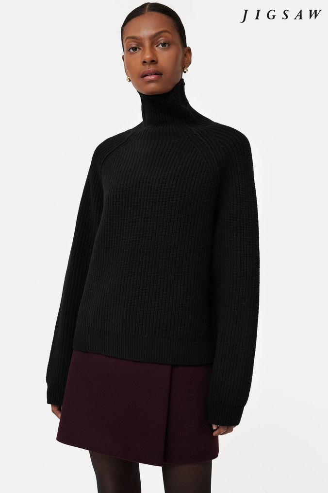 Buy Women s Jigsaw Roll Neck Knitwear Online Next UK