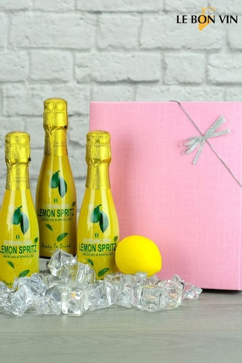 LeBonVin Lemon Spritz Cocktail Trio Pink Gift Box (Q85273) | £26
