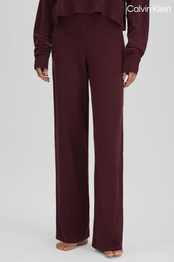 Calvin Klein Tawny Port Underwear Knitted Joggers (Q85275) | £70