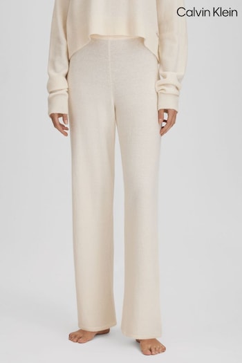 Calvin Klein Ivory Underwear Knitted Joggers (Q85279) | £70