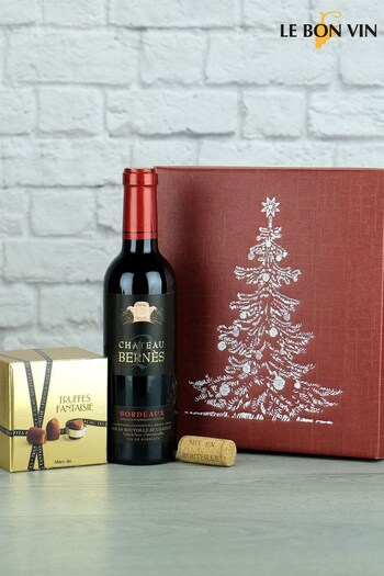 LeBonVin Bordeaux Wine & Truffles Christmas Gift Box (Q85285) | £25