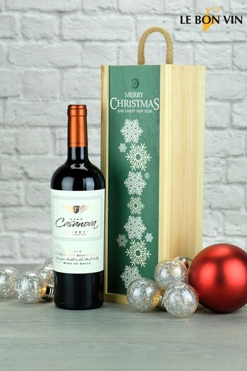 LeBonVin Chilean Cabernet Christmas Gift In Wooden Gift Box (Q85294) | £31