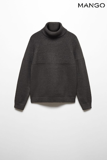 Mango Turtleneck Knit Sweater (Q85436) | £26