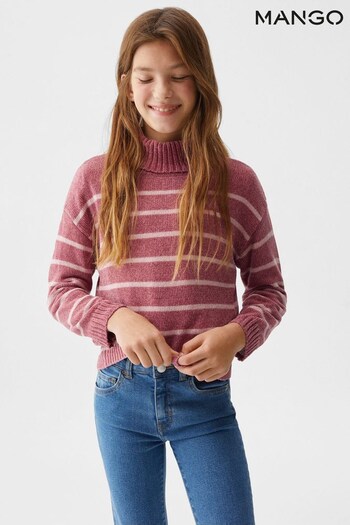 Mango Knit Striped Sweater (Q85455) | £26