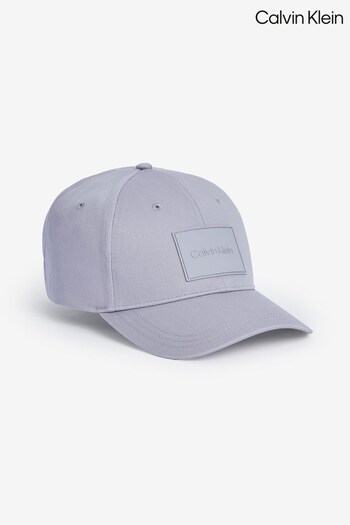 Calvin Klein Grey Tonal Patch Cap (Q85547) | £45