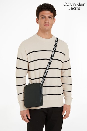 Calvin Klein Jeans Black Ultra Reporter Bag (Q85554) | £75