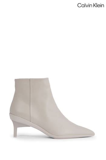 Calvin rgat Klein Grey Wrapped Ankle Boots (Q85565) | £220