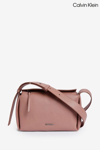 Calvin Klein Brown Re-Lock Cross-body Bag (Q85621) | £85
