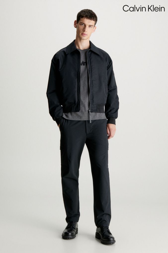 Buy Men s Calvin Klein Bomber Clothing Online Next UK